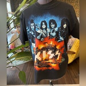 KISS 2010 concert T-Shirt - size L